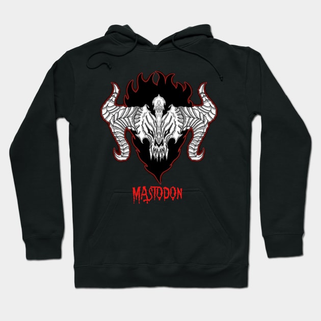 Blackout Inside Mastodon Hoodie by more style brother